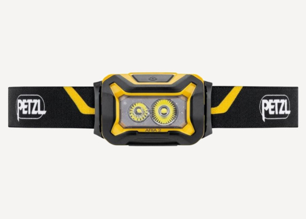 Фонарь налобный Petzl ARIA 2 450 lum (Черный+Желтый)